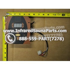 COMPLETE CONTROL POWER BOX WITH CONTROL PANEL - COMPLETE CONTROL POWER BOX  HAVEN SAUNA INFRARED SAUNA AND FACEPLATE AND REMOTE CONTROL 3