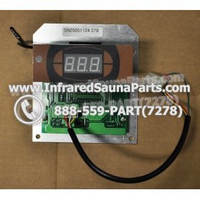 COMPLETE CONTROL POWER BOX WITH CONTROL PANEL - COMPLETE CONTROL POWER BOX  HAVEN SAUNA INFRARED SAUNA AND FACEPLATE AND REMOTE CONTROL 4