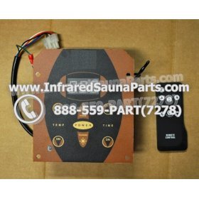 COMPLETE CONTROL POWER BOX WITH CONTROL PANEL - COMPLETE CONTROL POWER BOX  HAVEN SAUNA INFRARED SAUNA AND FACEPLATE AND REMOTE CONTROL 10