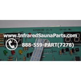 CIRCUIT BOARDS / TOUCH PADS - CIRCUIT BOARD  TOUCHPAD  ZENAWAKENING INFRARED SAUNA XZSN1DB V1.5 2