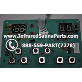 CIRCUIT BOARDS / TOUCH PADS - CIRCUIT BOARD  TOUCHPAD  ZENAWAKENING INFRARED SAUNA XZSN1DB V1.5 3