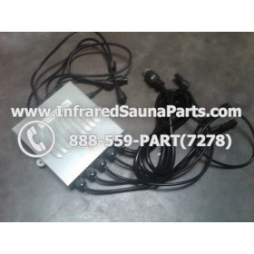 COMPLETE CONTROL POWER BOX 110V / 120V - COMPLETE CONTROL POWER BOX 110V  120V SUNTECH INFRARED SAUNA WITH 8 HEATER PLUGS v1 14