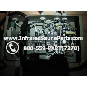 COMPLETE CONTROL POWER BOX 110V / 120V - COMPLETE CONTROL POWER BOX 110V  120V SUNTECH INFRARED SAUNA WITH 8 HEATER PLUGS v2 12
