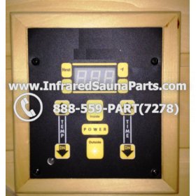 FACE PLATES - FACEPLATE FOR CEDRUS INFRARED SAUNA STYLE 1 2