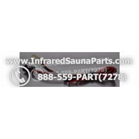THERMOSTATS - THERMOSTAT - 2 PIN MALE TO FEMALE IN BLACK AND RED EXTENSION CORD 9